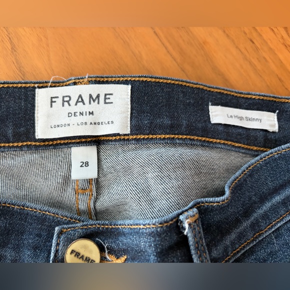 Frame Denim Women's Dark and Medium Blue Skinny Jeans Bundle - Picture 7 of 8